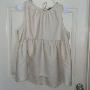 Who what wear cream-tan color top size M NWT
